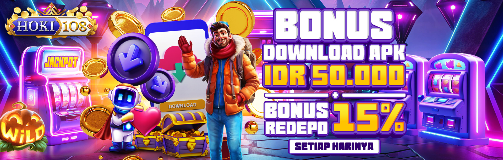 KOMBINASI BONUS DOWNLOAD APK + BONUS REDEPO APK