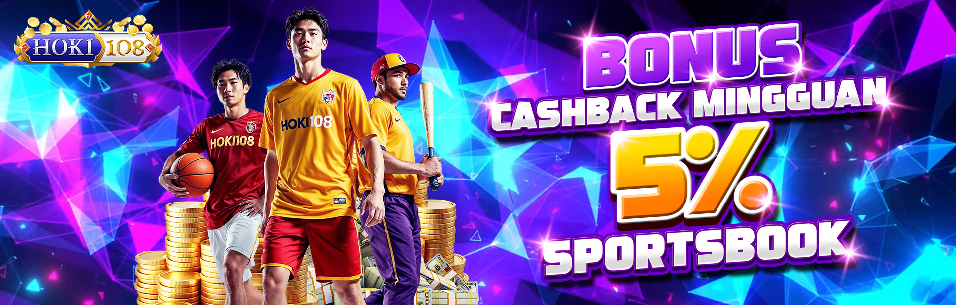 BONUS CASHBACK 5% SPORT