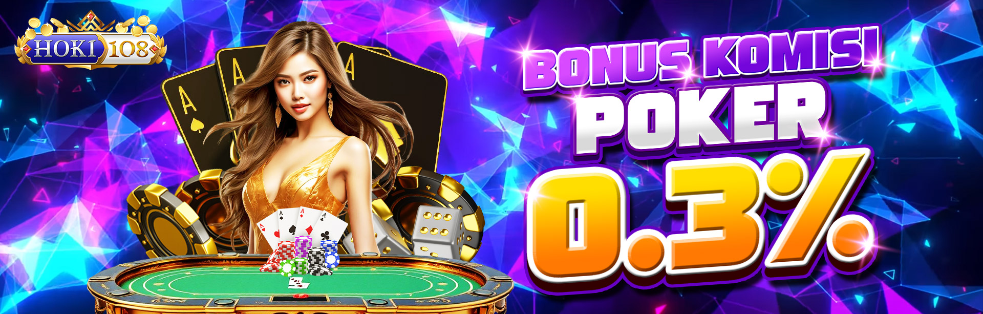 BONUS KOMISI POKER 0.3%