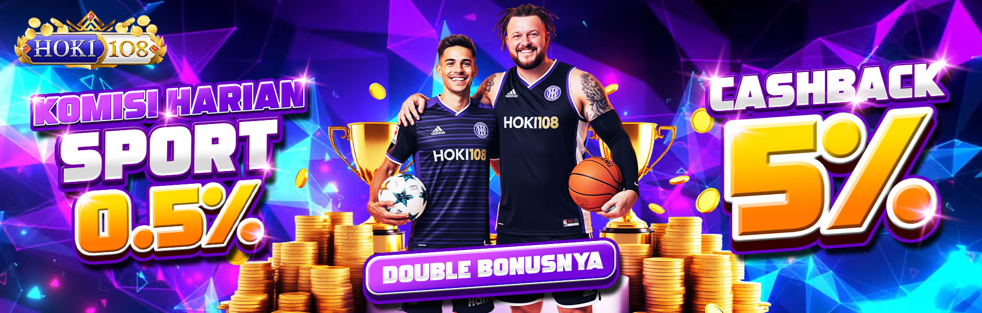 KOMISI HARIAN SPORT 0.5% & CASHBACK SPORT 5%