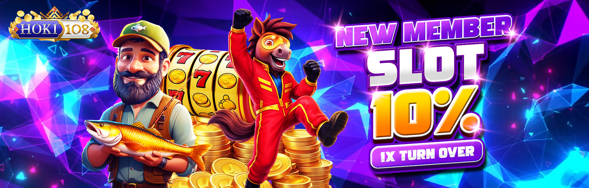 NEW MEMBER SLOT 10% (1X TO)