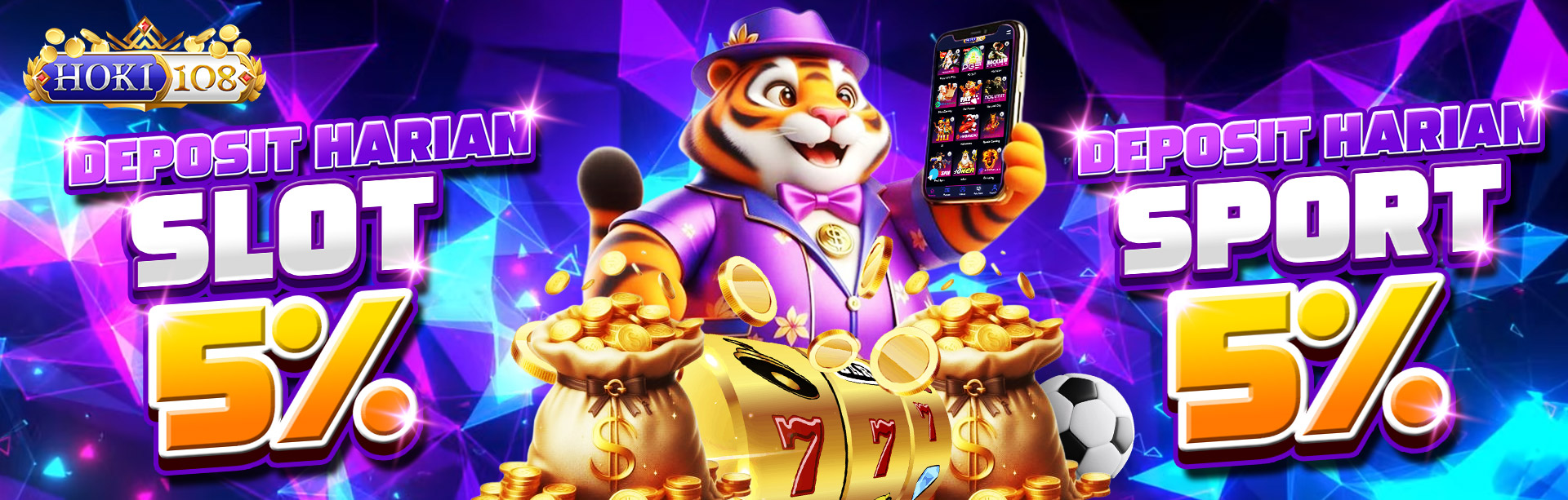 DEPOSIT HARIAN SPORT 5%